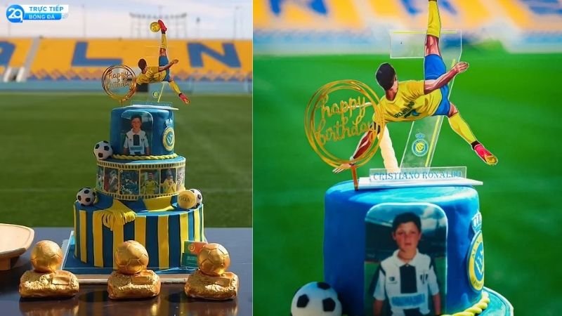 Al-Nassr Chơi Lớn, Tặng Ronaldo Bánh Sinh Nhật Siêu Khủng Với Ảnh Thời Thơ Ấu Và 5 Quả Bóng Vàng! 2 al-nassr-1